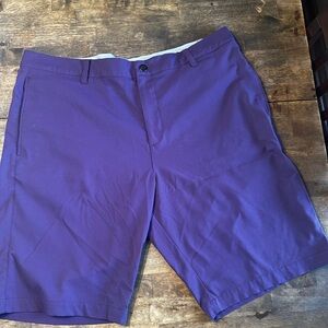 Puma Men's Flat Front Shorts in Vibrant Purple